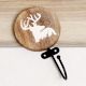Raindeer Brown Wooden Kids Bagpack Hook 